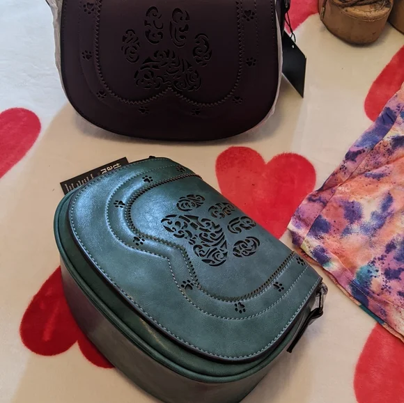 Paw Print Satchel Crossbody - Picture 2 of 12